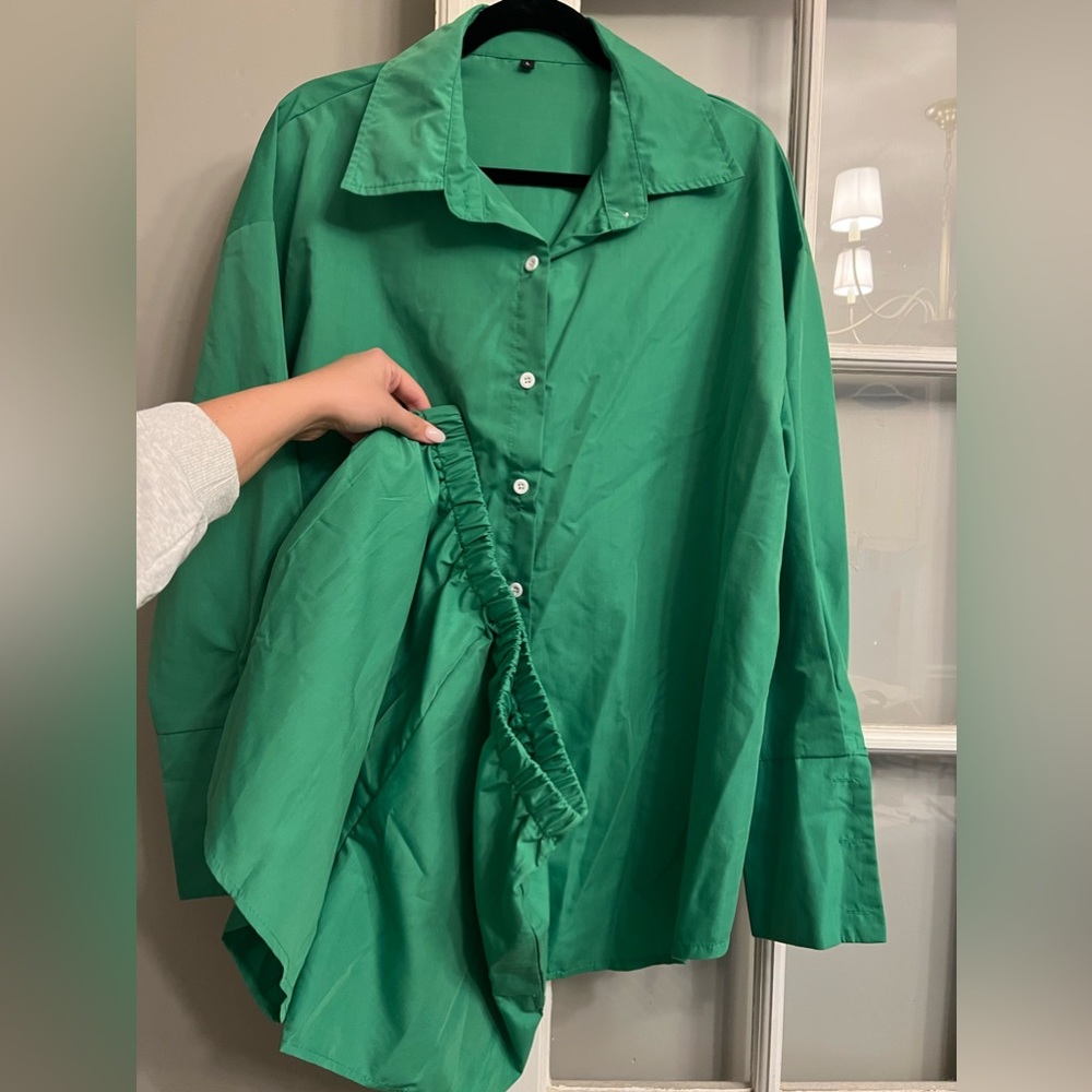 Casual Green 2 piece set